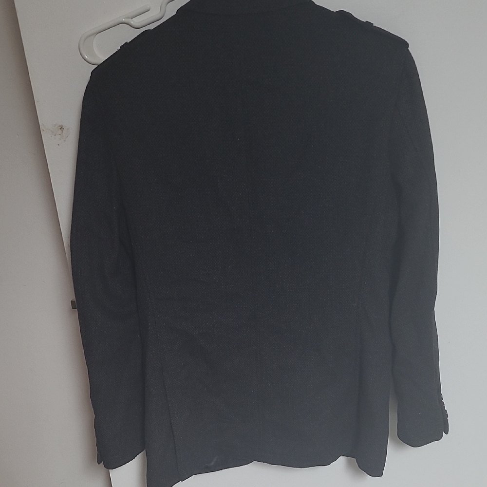 Classic Black Men's Sport Coat Blazer - Picture 6 of 12